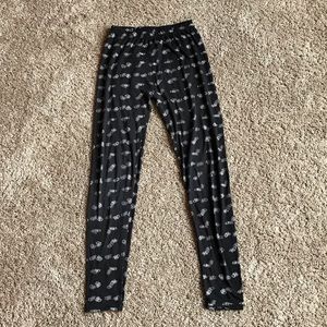 Black Owl leggings